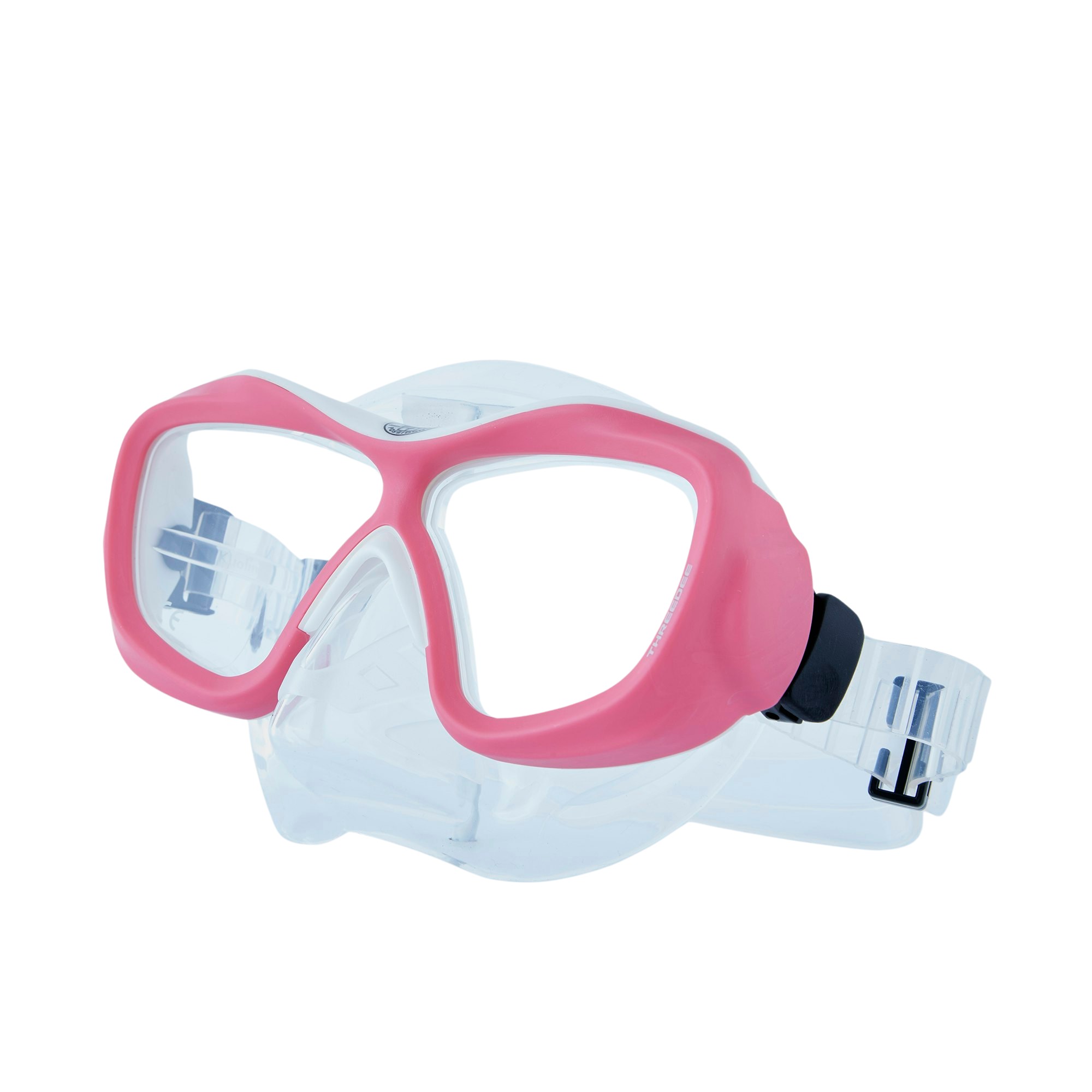 Mask 3D - Pink/White, Clear Silic